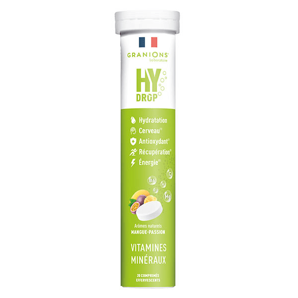 GRANIONS HYDROP Electrolytes - Vitamine C, Magnesium, Minéraux - Mangue Passion 3