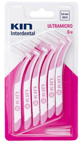 Kin Cepillos Interdentales Ultramicro 0,6mm 6 Uds