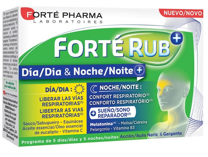 Forté Pharma Forté Rub Día y Noche 5 días 15 Comprimidos