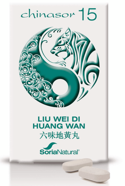 Soria Natural Chinasor 15 Liu Wei Di Huang Wan 30 Comprimidos