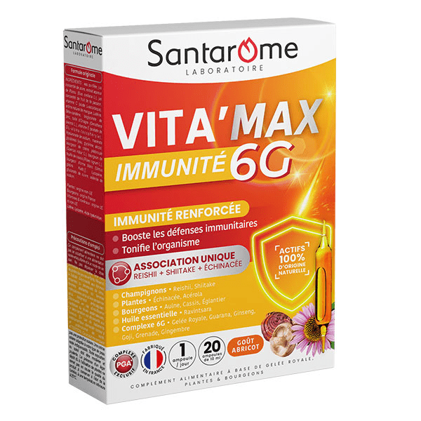 Santarome - Vita'Max immunité 6G - Vitamine - 20 ampoules 5