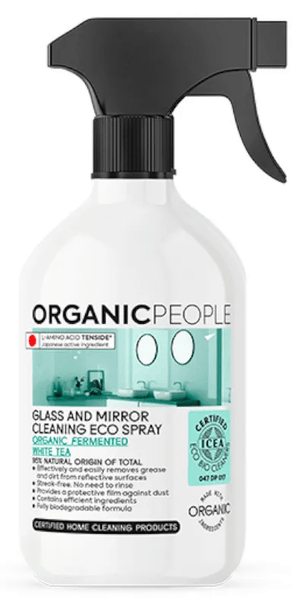 Organic People Blanco Limpiacristales Ecológico White Tea Spray 500 Ml