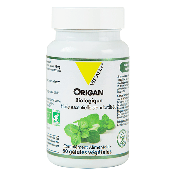 Huile Essentielle d'Origan Biologique 45mg 60 gélules végétales 2