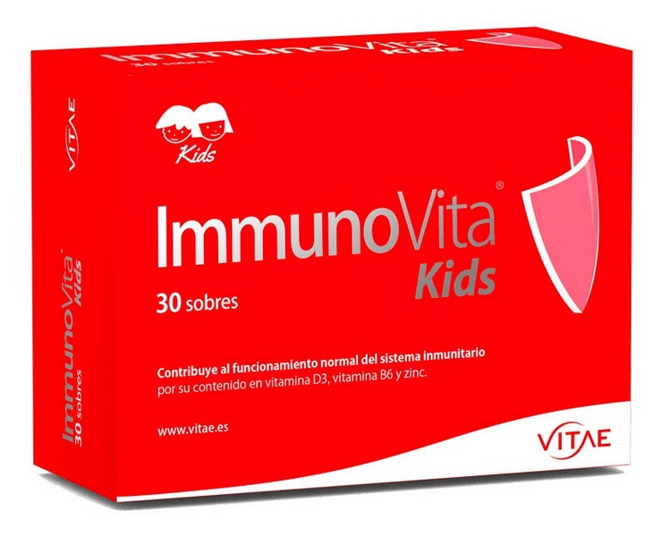 Vitae Immunovita Kids Refuerzo Inmunológico Con Betaglucanos 30 Sobres