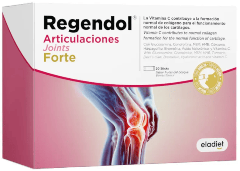 Eladiet 3 X Regendol Articulaciones Forte 20 Sticks De 15Ml - Imagen 2