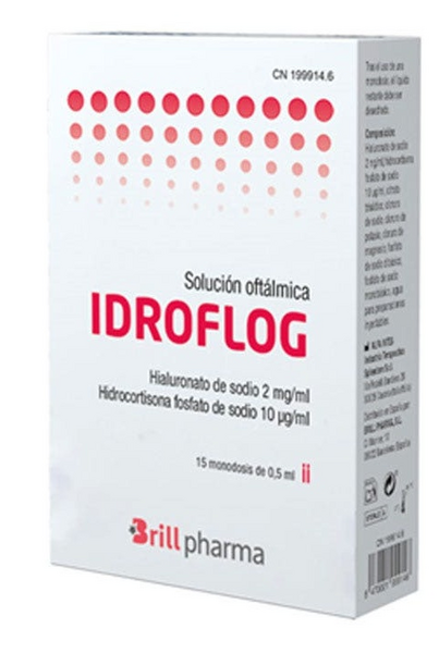 Idroflog Solución Oftálmica 15x0,5ml