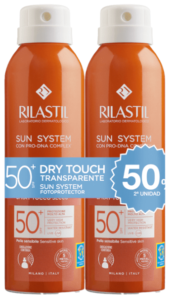Rilastil Sun System Dry Touch Spf50+ 2X200 Ml