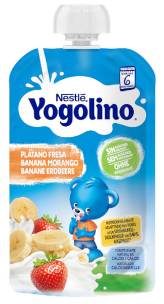 Nestlé Yogolino Bolsita Fresa Y Platano +6m 100 Gr