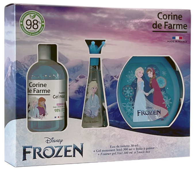 Corine De Farme Estuche Frozen Colonia 30 Ml+ Gel Espumoso 300 Ml + Caja Merienda