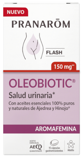 Pranarôm Aromafemina Oleobiotic Salud Urinaria 15 Cápsulas