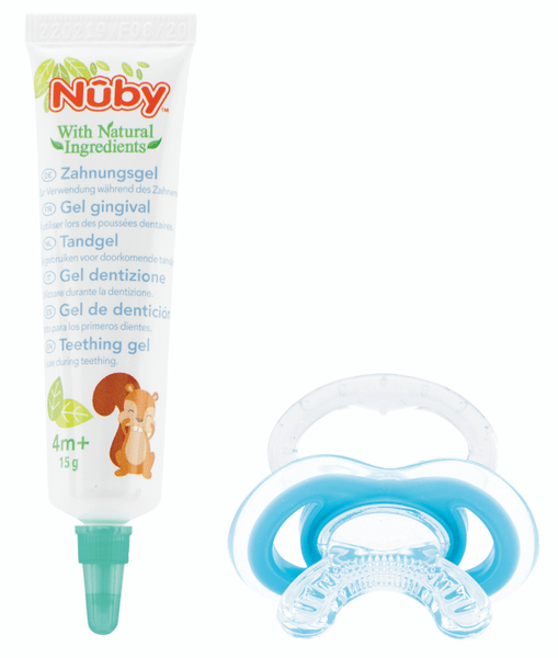 Nuby Gel Gingival 15 ml + Mordedor Gum-ezz +4m