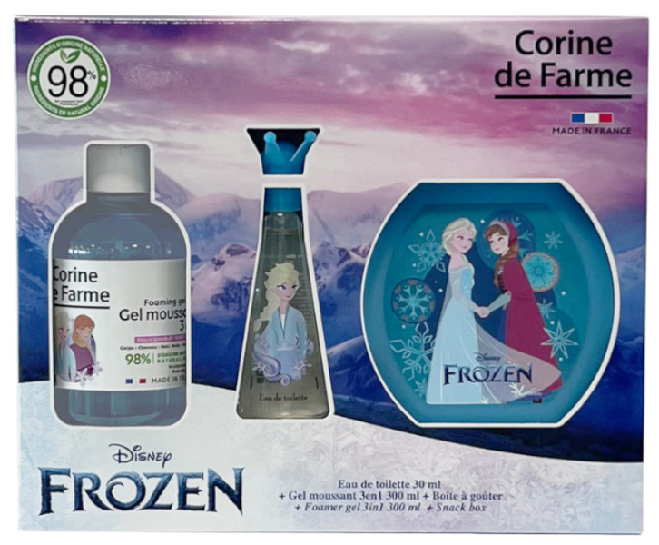 Corine De Farme Estuche Frozen Colonia 30 Ml+ Gel Espumoso 300 Ml + Caja Merienda