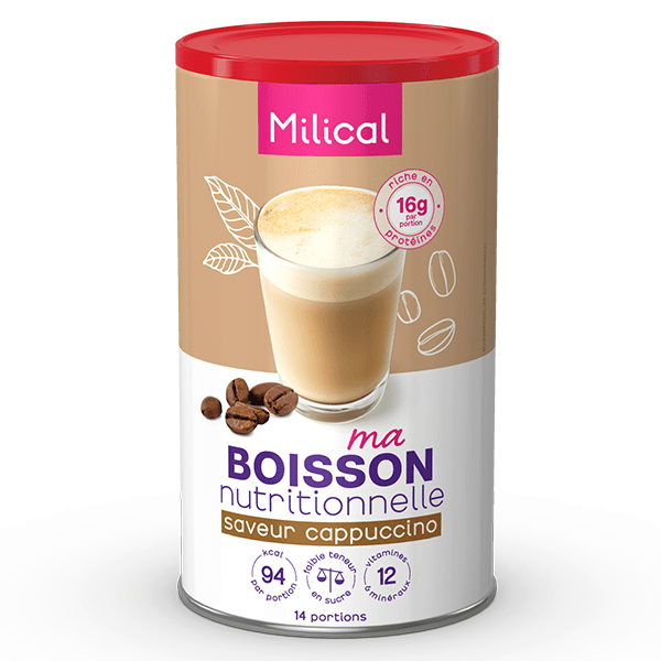 Hyperprotéiné Boisson Saveur Cappuccino Format Eco 18 boissons 4