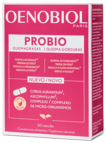 Oenobiol Probio Quemagrasas 60 Cápsulas