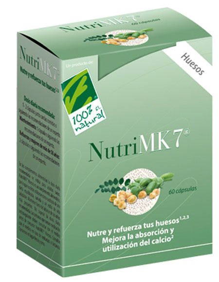 100% Natural NutriMK7 Huesos 60 Cápsulas
