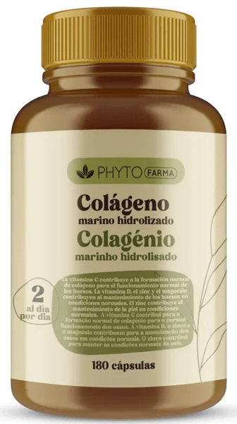 Phytofarma Colágeno Marino Hidrolizado 180 Cápsulas