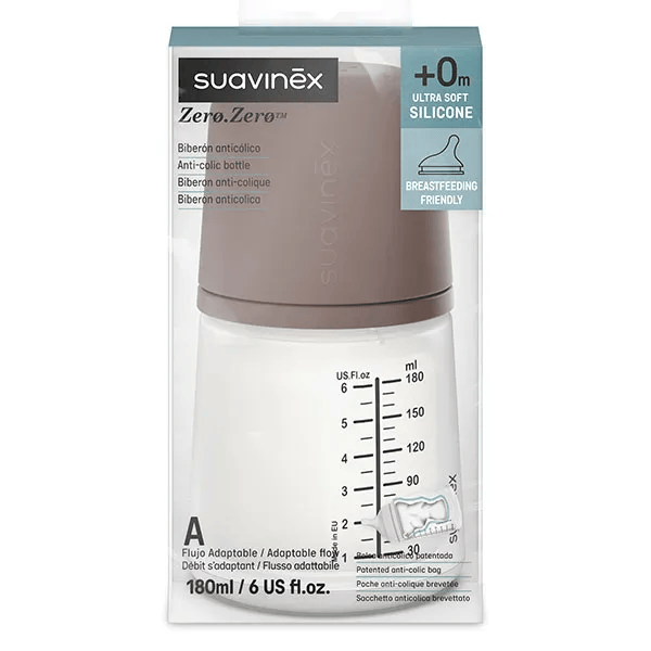 Biberon Anti-Colique Zerø.Zerø Spécial Allaitement 180ML A Deep 2
