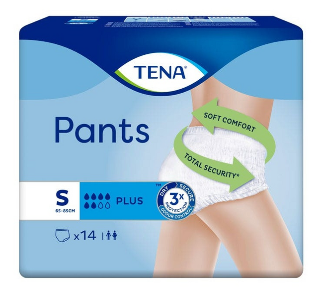 TENA Pants Plus Talla S 14 Unidades