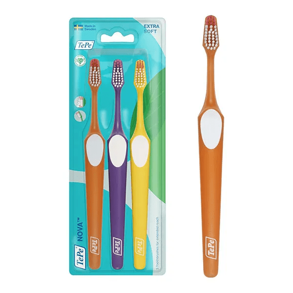 Brosses à dents Nova™ Extra-souples Lot de 3 pièces