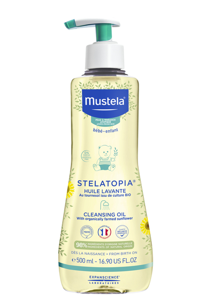 Mustela Aceite De Baño Y Ducha Para Piel Seca 500 Ml