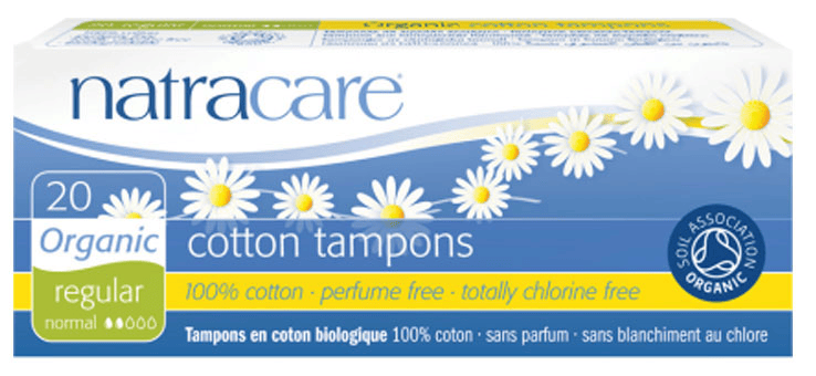 Natracare Tampón Regular sin Aplicador 20 uds
