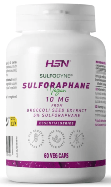 hsn sulforafano de brocoli 10mg 200mg sulfodyne 60 capsulas vegetales