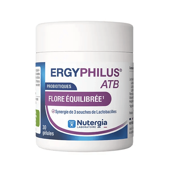 Ergyphilus ATB Probiotiques flore équilibrée 30 gélules 2