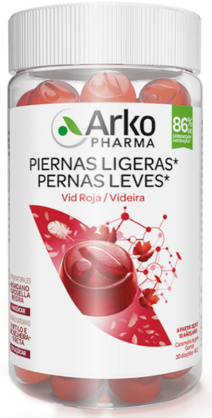 Arkopharma Arkogummies Vid Roja Piernas Ligeras 60 Caramelos de Goma