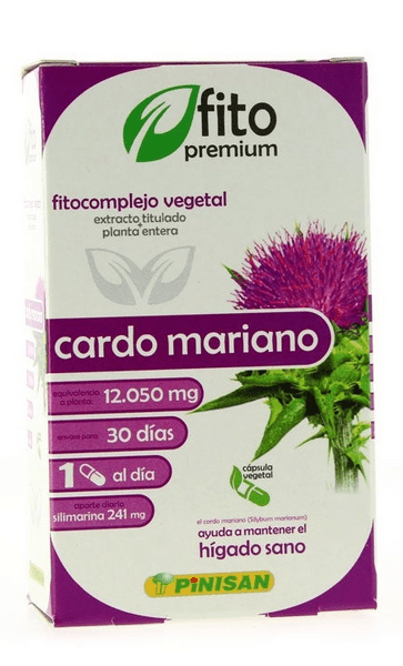 En Oferta Pinisan Cardo Mariano Fitopremium 30 Cápsulas