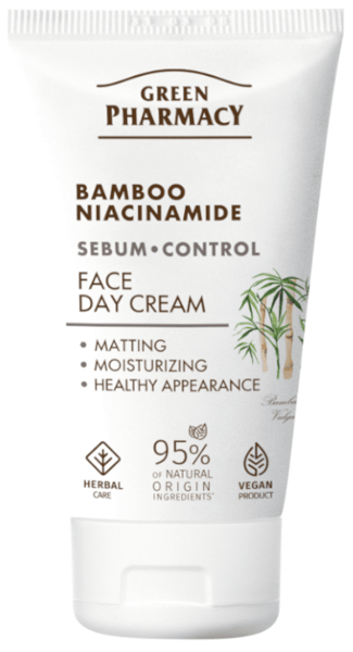 Green Pharmacy Crema Facial Noche Bambú + Niacinamida 50 ml