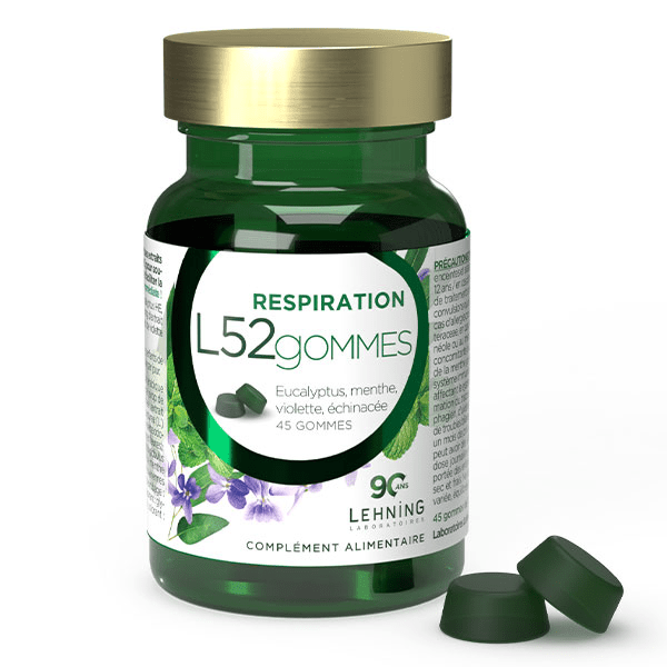 L52 Gommes Confort Respiratoire - 45 gummies sans sucre 4