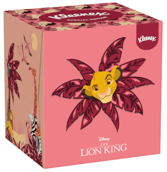 Kleenex Pañuelos Faciales Collection Disney Cubo 48 uds