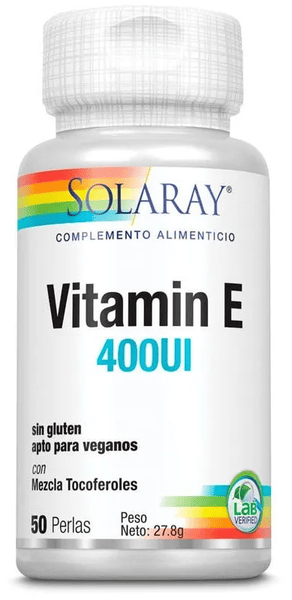 Solaray Vitamina E 400Iu 50 Perlas - Imagen 3