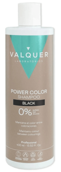 Valquer Power Color Champú Negro 400 ml