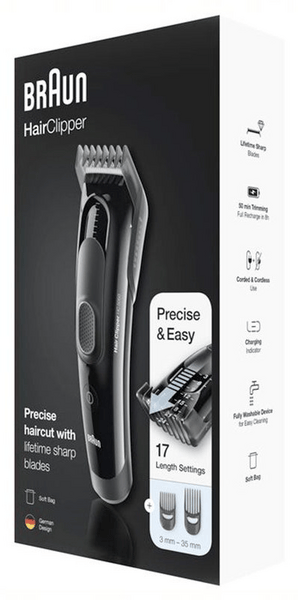Braun Cortapelo HairClipper HC5050