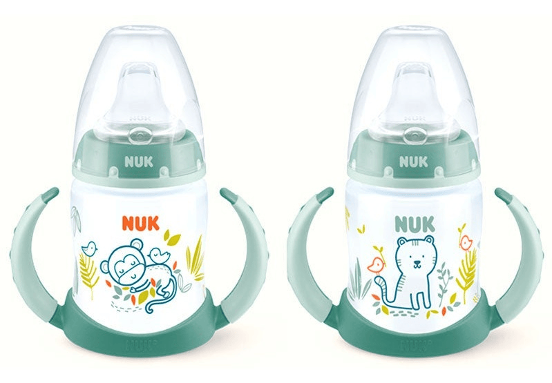 Nuk Biberón First Choice Entrena Jungle Silicona 6-18m 150 ml Verde