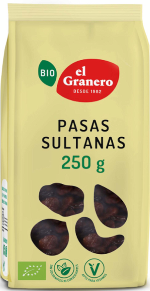 El Granero Integral Pasas Sultanas BIO 250g