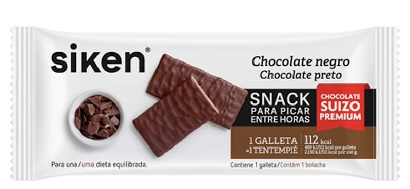 Siken Snack Galleta Chocolate Negro 25g