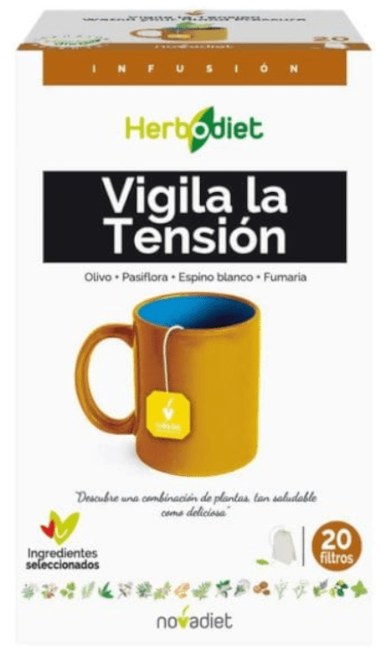 noVadiet Herbodiet Vigila la Tensión 20 Filtros