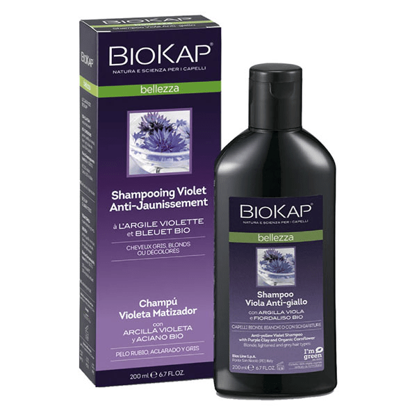 Bellezza Shampoing violet anti-jaunissement 200ml 2