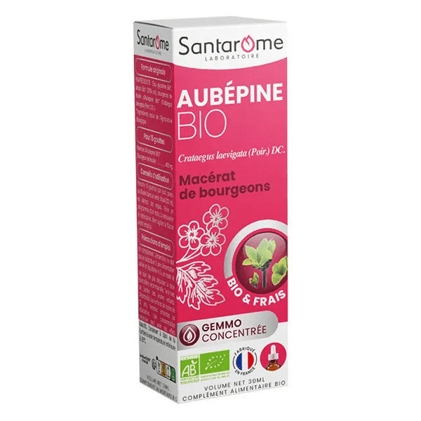 - Bourgeon d'Aubépine Bio - Gémmothérapie - Flacon de 30ml