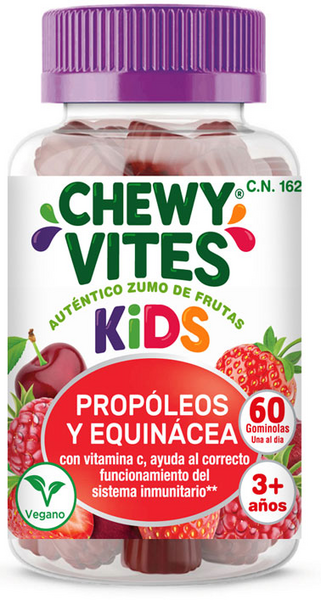 Chewy Vites Propóleo, Equinácea Y Vitamina C Niños TLC 60 Gominolas