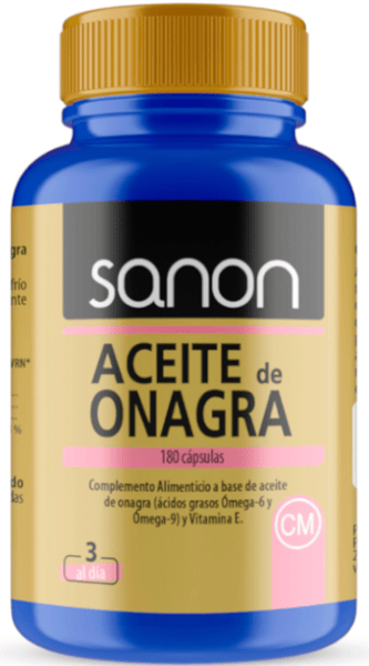Sanon Aceite de Onagra 180 Cápsulas
