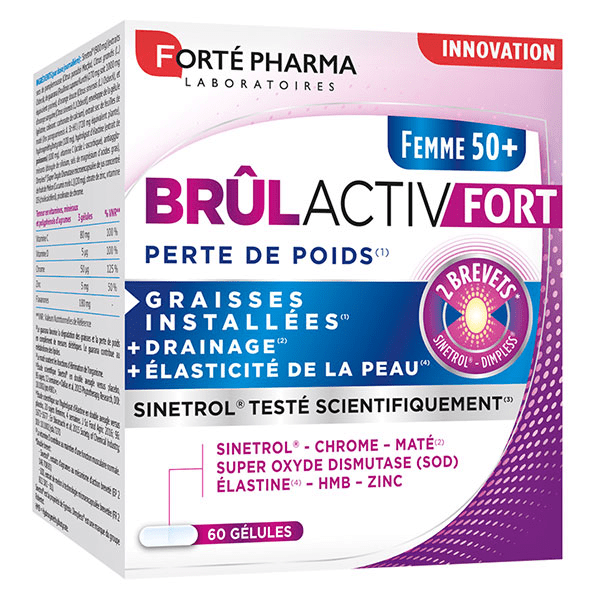 Forté Pharma Brûlactiv Fort Femme 50+ Bruleur de graisses Drainage 60 gélules 2