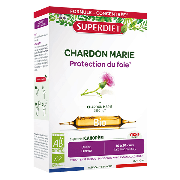 Chardon Marie Bio 20 ampoules de 10ml 5
