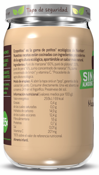 Nutribén Eco Potito Macedonia +6m 235 Gr