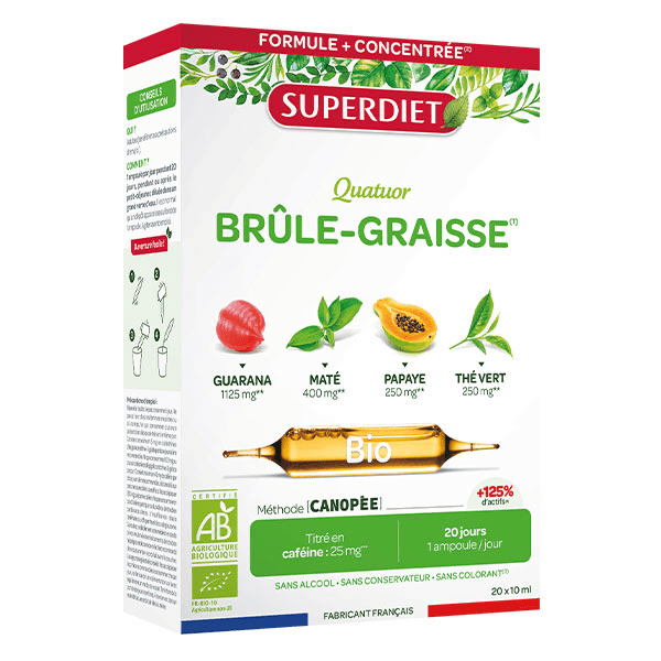 Quatuor Brûle-Graisse 20 ampoules 4
