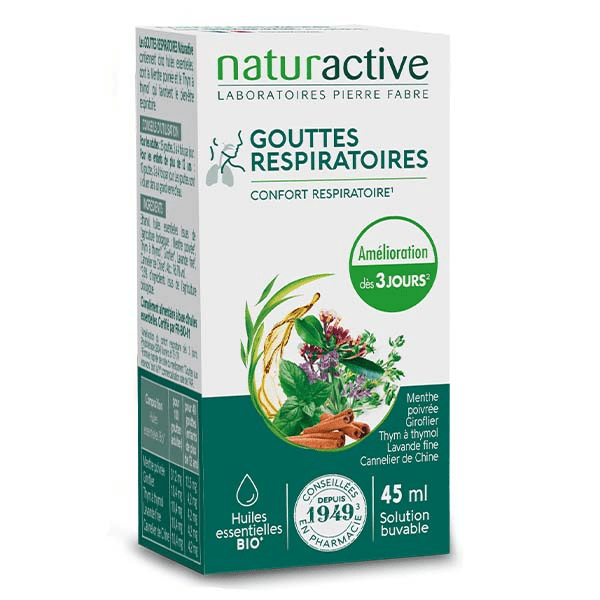 Gouttes Respiratoires aux Essences 45ml 5