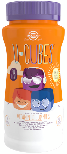 Solgar U-Cubes Vitamina C +3 Años 90 Gummies