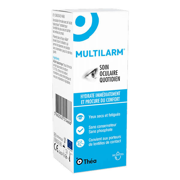 Multilarm® Gouttes oculaires hydratantes 10ml 3